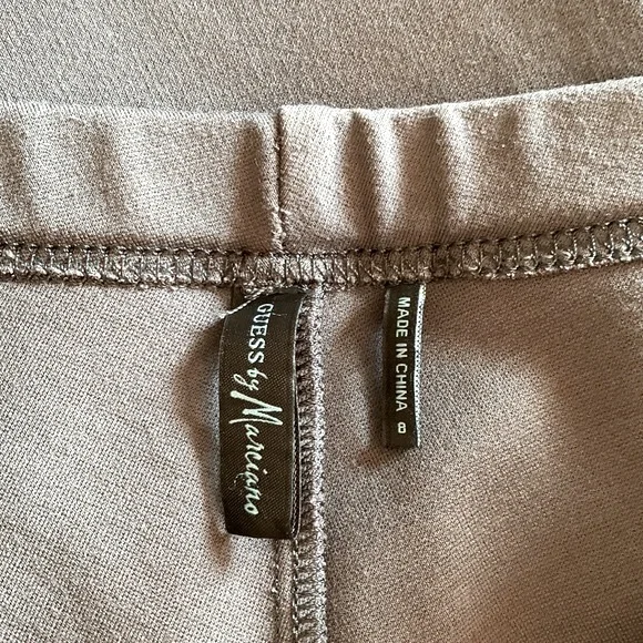 Guess by Marciano size 8 grey lamb leather leggings - Picture 11 of 14